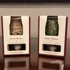 Tuscany Candle outlet wax warmer- Green
